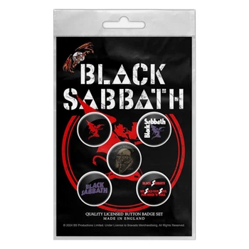 Подарунковий набір значків BLACK SABBATH - RED DEVIL (iol-076)