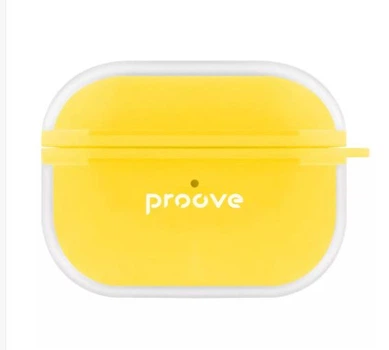 Чехол противоударный Proove Air Bump Case for AirPods Pro 3 c карабином yellow