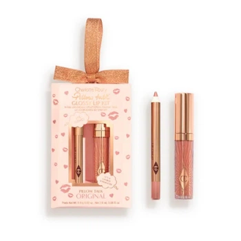 Набор для макияжа губ Charlotte Tilbury Pillow Talk Mini Glossy Lips Duo (Pillow Talk)