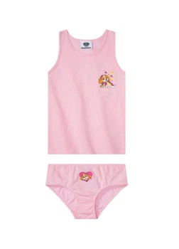 PIG443 Комплект (майка, труси) рожевий 4-6 лет (110-116 см.)