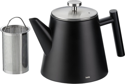 Czajnik Kela Modena z zaparzaczem czarny matowy 1 l (4025457113574)