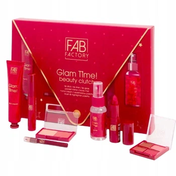 Подарунковий набір косметики, б'юті-бокс FAB Factory Glam Time 8 предметів