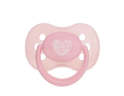 Пустушка Canpol babies силіконова кругла 0-6м PASTELOVE Рожева 22/422