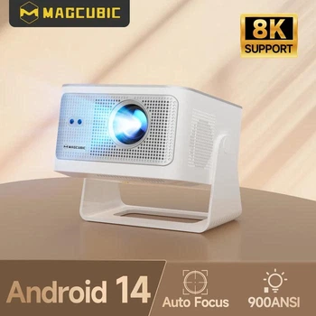 Проектор Magcubic HY350 Max 8K портативный: 900 ANSI, Android 14, 20000:1, Wi-Fi 6/BT/HDMI/USB, до 150" изображения