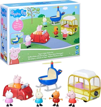 Игровой набор Peppa Pig Toys Peppa's Little Vehicle Set, Includes Helicopter F9423