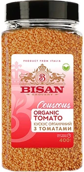 Кускус Bisan органічний з томатами 400 г (0.4 кг) (4820186126457)