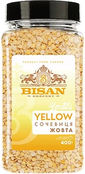 Сочевиця Bisan Жовта 400 г (0.4 кг) (4820186126518)