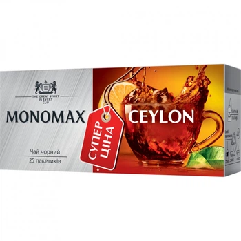 Чай Мономах Ceylon 25х1.5 г (mn.11381) (237450)