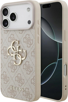 Панель Guess 4G Big Logo для Apple iPhone 17 Pro Max Pink (3666339491598)