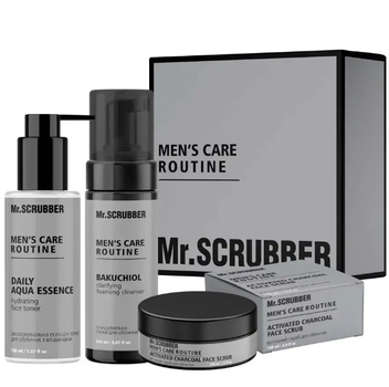 Подарочный набор косметики для мужчин Deep Cleaning&Care Mr.SCRUBBER