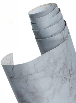 Самоклеюча плівка Ikonka 1.22 x 50 м Сірий мармур (5903039728226)