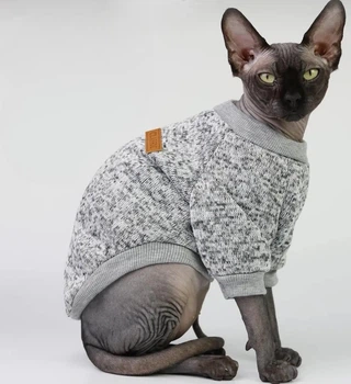 Спортивная кофта для котов (кошек) Classic XL Серый
