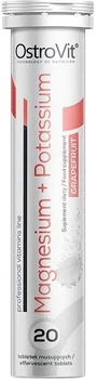 Витаминно-минеральный комплекс OstroVit Magnesium + Potassium 20 таблеток Грейпфрукт (5903933908748)