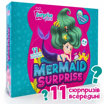 Набор для детского творчества Vladi toys с сюрпризами "Русалочка" VT8080-05