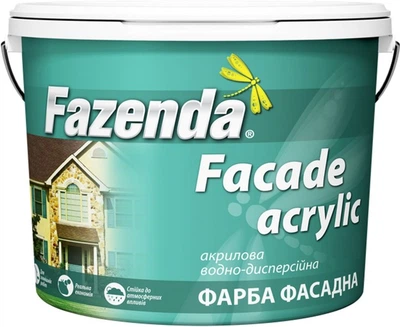 Краска фасадная акриловая водно-дисперсионная Fazenda Facade Acrylic 1.2 кг (4823093907478)