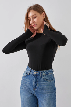 Боди однотонный женский LAWA WBC02452 M Черный shop (2000991042841)
