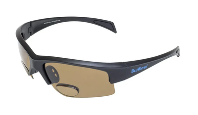 Окуляри біфокальні поляризаційні BluWater Bifocal-2 (+1.5), коричневі