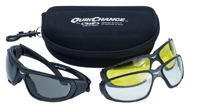 Окуляри захисні зі змінними лінзами Global Vision QuikChange Kit, 3 шт.