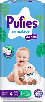Подгузники Pufies Sensitive 4 Maxi (9-14 кг) 54 шт (3800024035975)