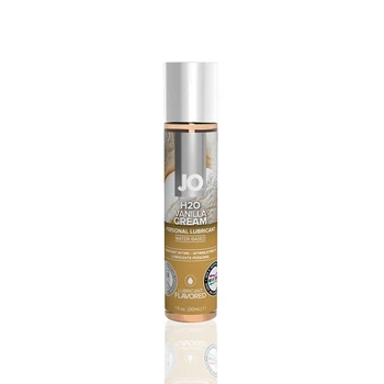 Мастило на водній основі JO H2O - Vanilla Cream (30 мл) без цукру, рослинний гліцерин