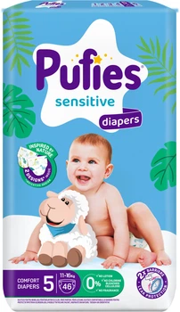 Подгузники Pufies Sensitive 5 Junior (11-16кг) 46 шт (3800024035982)