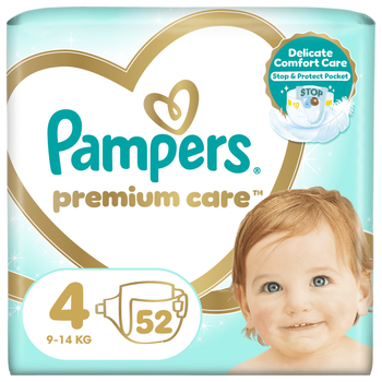 Подгузники Pampers Premium Care 4 9-14 кг 52 шт Pampers-R4-52