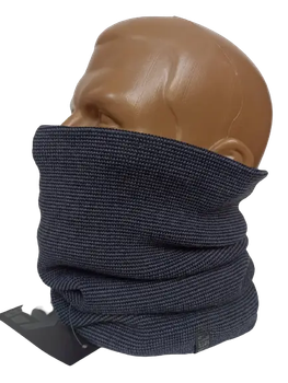 Снуд мужской вязаный на флисе Ellan Morgan Buff 28*24 см Синий-Серый