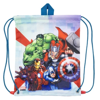 Сумка для обіду із застібкою на шнурку Месники Stor Avengers 25х30 см із поліефірної тканини з малюнком