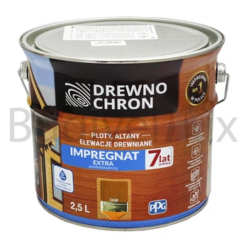 Захист для деревини Drewnochron Impregnat Extra 2,5 л дуб