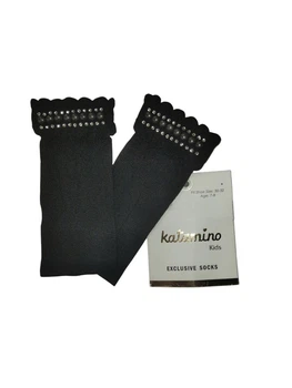 Капроновые носки для девочки Katamino 22123 30-32 Черный