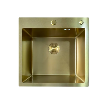 Мойка Mixxus MH5050 Micro Decor Brushed Gold (3.0/0.8) из нерж. стали (цвет матовое золото) (MI8214