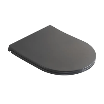 Сидіння-кришка для унітазу Mixxus Premium SEAT COVER ELLIPSE-2005 GRAY 445х360х37mm дюропласт (MP66 ( 18317 )