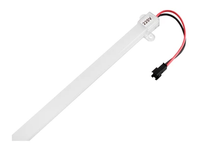 Світлодіодна лінійка SMD2835 72 LED 220В 11Вт IP44 6000K 600мм в матовому корпусі