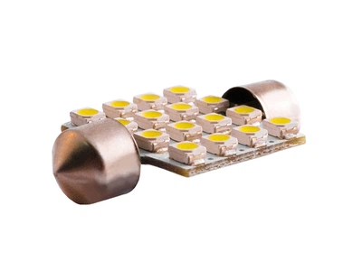 Светодиодная автолампа C5W SV8.5 12В 36мм SMD3528-16led белый