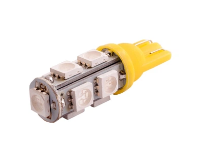 Светодиодная автолампа T10 W5W 12В SMD5050-9led желтый