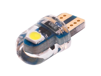 Світлодіодна автолампа T10 W5W силікон 12В 1Вт SMD3030-2led білий