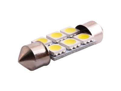 Світлодіодна автолампа C5W SV8.5 12В 36мм SMD5050-6led білий