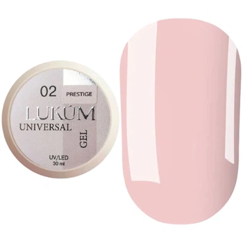 Універсальний твердий гель LUKUM Universal Gel №02 Prestige 30 мл