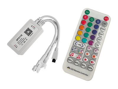 Розумний контролер SPI для світлодіодної стрічки RGBIC музичний SP511E Smart LED WI-FI 2х3 pin