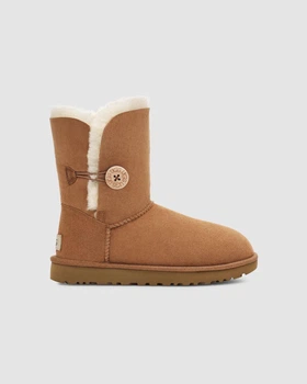 Уги жіночі UGG SHORT BAILEY BUTTON II 1016226/chestnut 37 (usa 6, 23,0 см) каштанові