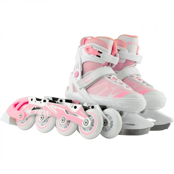 Роликовые коньки Action 2 в 1 Riply Рожеві 29-32 (153B5/2IN1PINK29-32) (273433)