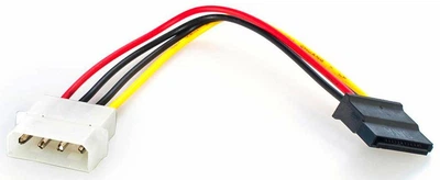 Кабель питания Patron - Molex to SATA Power 0.15 м