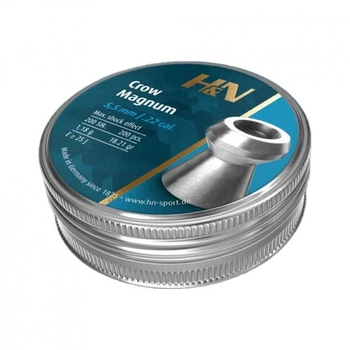 Пульки H&N Crow Magnum 5,5 мм 1.18 г 200шт/уп (92225500003) (279860)