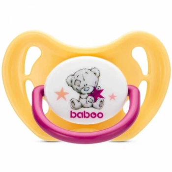 Пустышка Baboo Me To You 0+ мес. персиковая (90412) (272605)