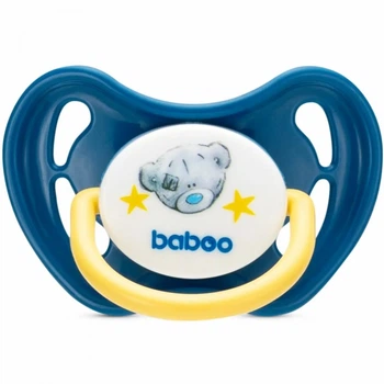 Пустышка Baboo Me To You 6+ мес. синяя (90414) (272611)