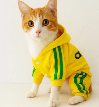 Костюм для котов (кошек) Adidog XS Желтый
