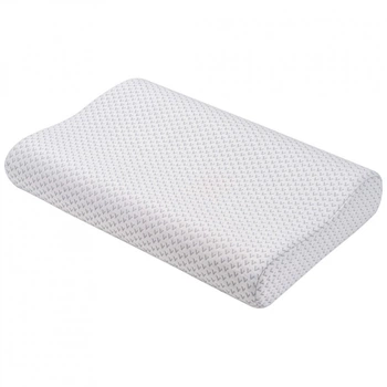 Подушка Ardesto ортопедична Sleepwell хвиля, піна меморі, 60х40х11/9см білий (ART6040COP) (328291)