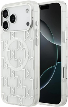 Etui Karl Lagerfeld IML KL Monogram MagSafe do Apple iPhone 17 Pro Max White (3666339505981)
