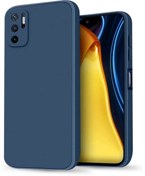 Силіконовий чохол HardCorner Xiaomi Poco M3 Pro 5G (з мікрофіброю) Blue (34854-28)