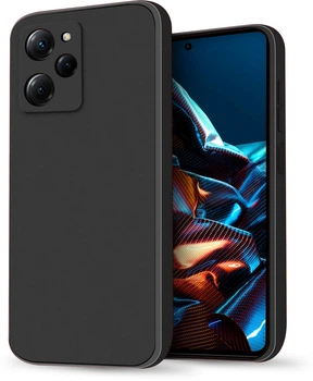 Силиконовый чехол HardCorner Xiaomi Poco X5 Pro 5G (с микрофиброй) Black (34427-2B)